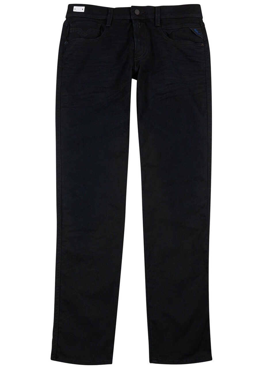 Replay Anbass Hyperflex X.lite Indigo Slim-leg Jeans Dark Blue