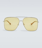 Gucci - Navigator-frame sunglasses