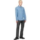 Thom Browne Blue Denim Armband Shirt
