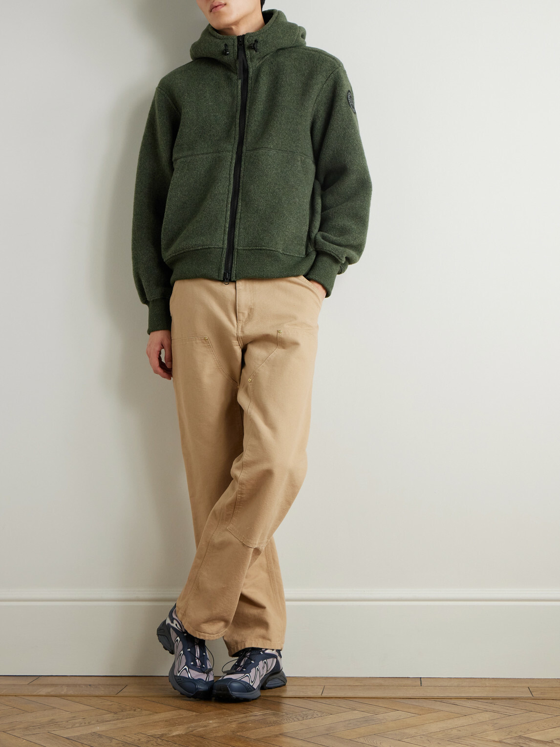 Canada Goose - Chilliwack Recycled Wool-Blend Fleece Zip-Up Hoodie - Green