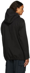 Engineered Garments Black Twill Hooded Shirt