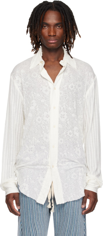 Photo: Edward Cuming Off-White Kitchen Curtain Shirt