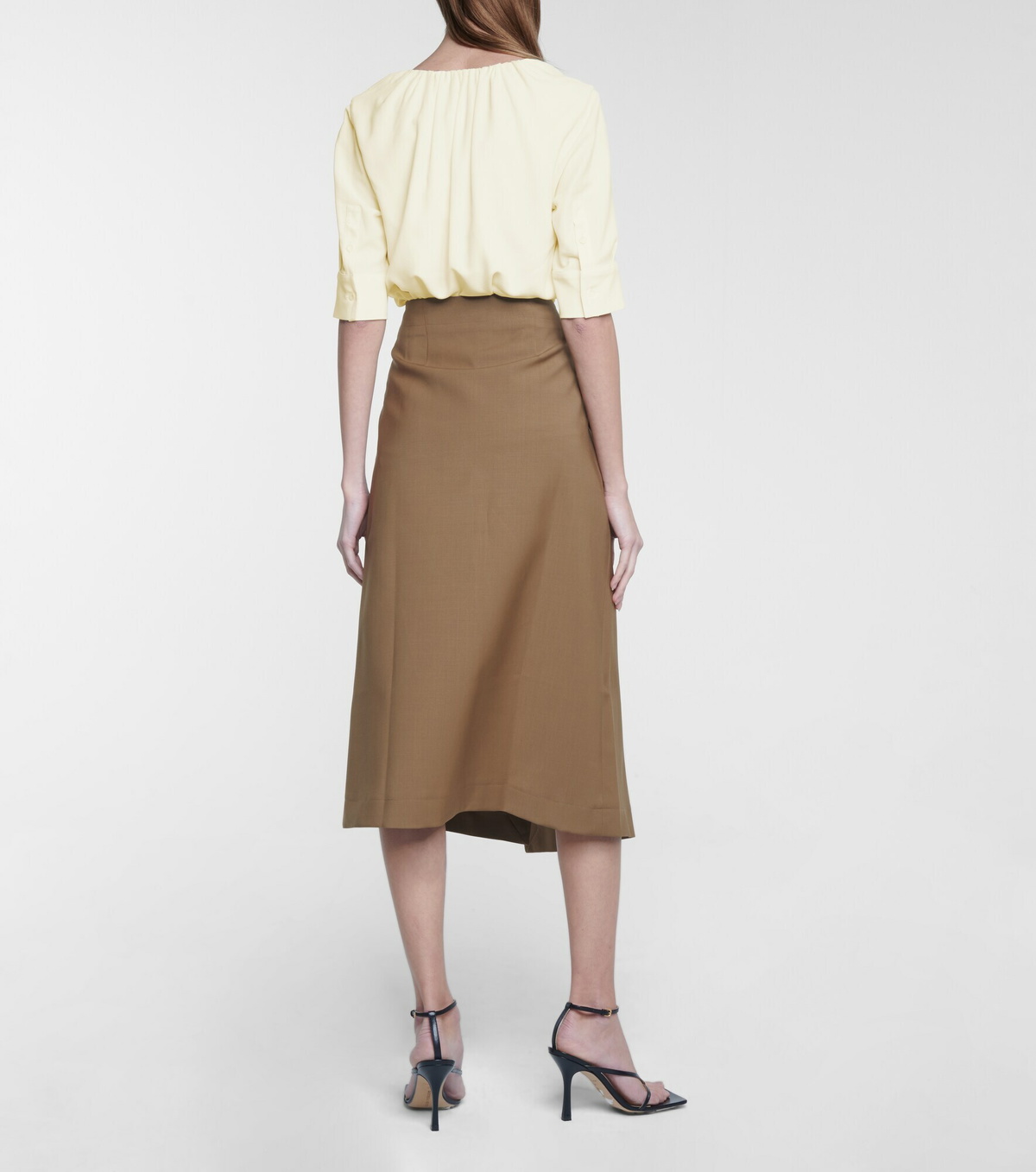 Altuzarra - Nika belted crêpe top