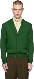 Vivienne Westwood Green Embroidered Cardigan