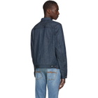 Nudie Jeans Indigo Denim Vinny Dry Classic Slub Jacket