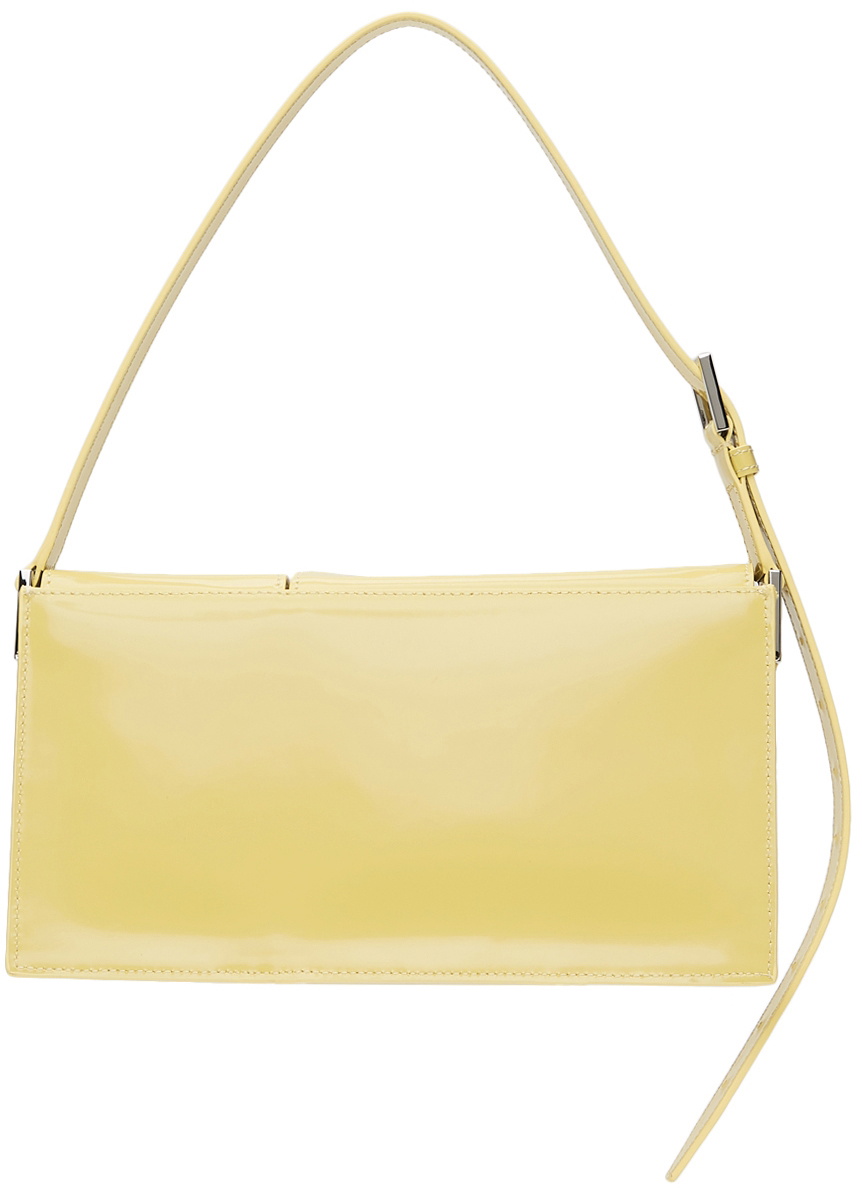 BY FAR Yellow Patent Leather Billy Bag