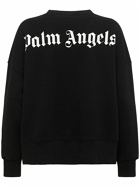 PALM ANGELS - Classic Logo Cotton Jersey Sweatshirt