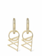 OFF-WHITE - Ow Brass Hoop Earrings