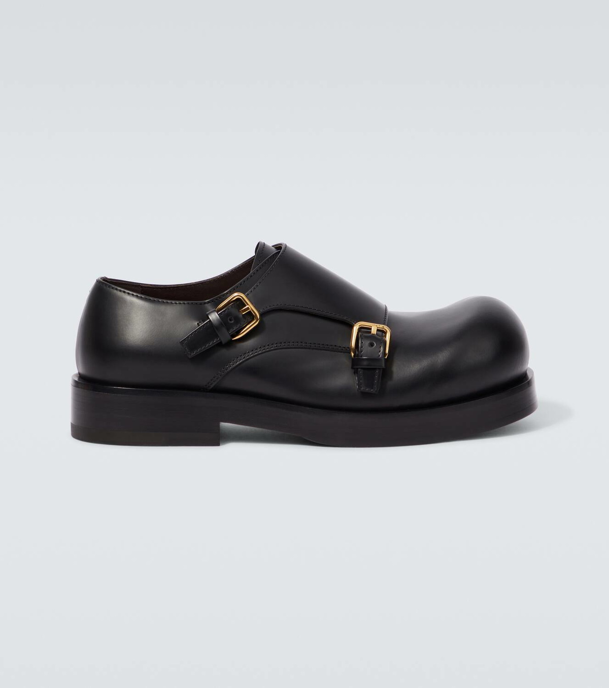 Bottega Veneta Helium leather monk strap shoes Bottega Veneta