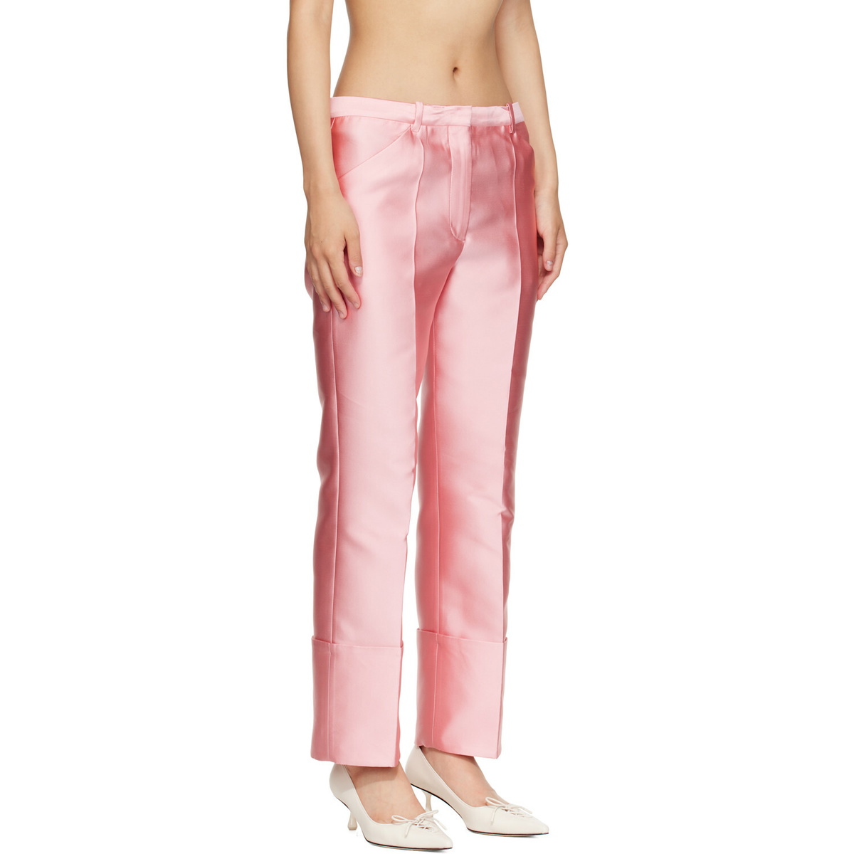 Calvin Klein Collection Pink Eva Trousers