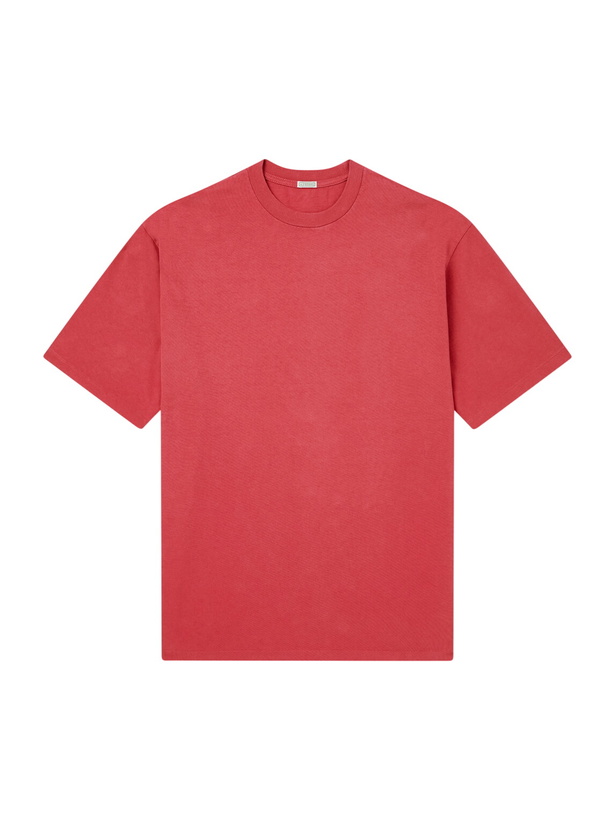 Photo: A.PRESSE - Cotton-Jersey T-Shirt - Red