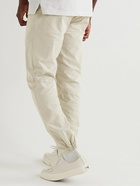 Onia - Slim-Fit Stretch-Cotton Seersucker Trousers - Gray