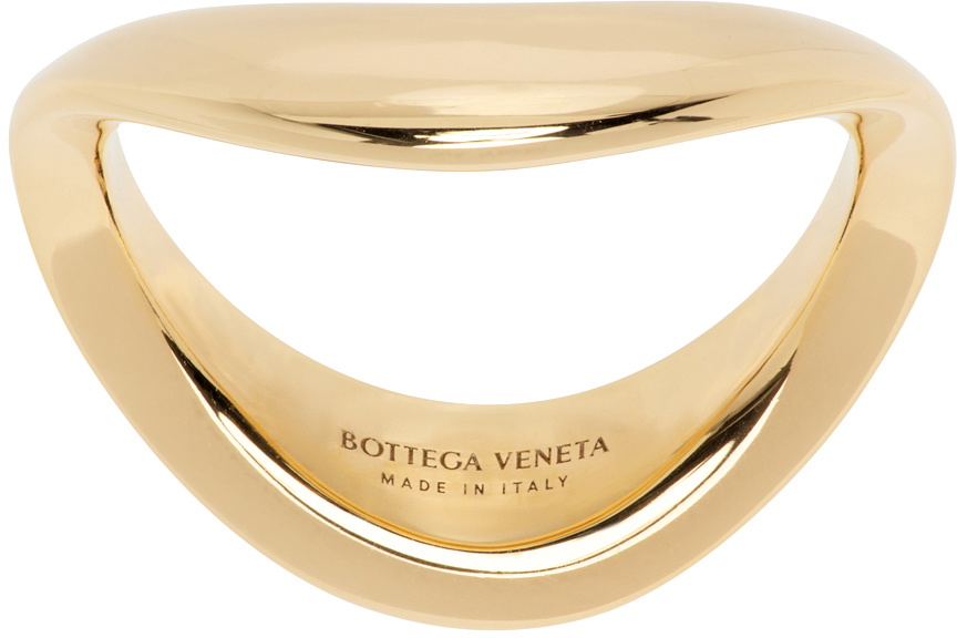 Photo: Bottega Veneta Gold Band Ring