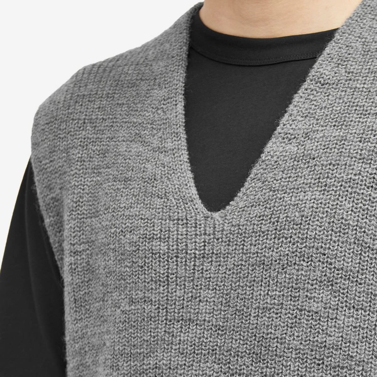 MHL by Margaret Howell Men's Chunky Knit Slipover Vest in