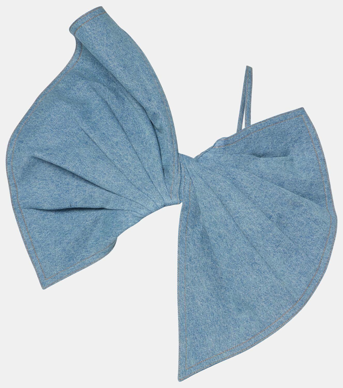 Nina Ricci Bow-detail denim top