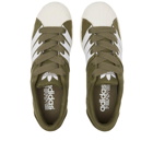 Adidas Men's Superstar Supermodified Hemp Sneakers in Olive Strata/White