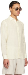 Lardini Off-White Button Shirt