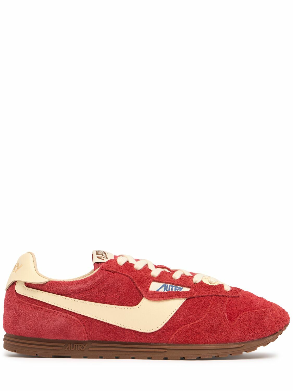【送料&関税込】Autry Windspin Low AUTRY Windspin Retro Suede Low-Top Sneakers | Neiman Marcus