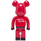 Medicom Be@rbrick Squid Game Guard ○ in 1000%/Red