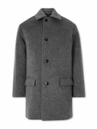 Kaptain Sunshine - Hunter Brushed Wool, Mohair and Camel-Blend Coat - Gray