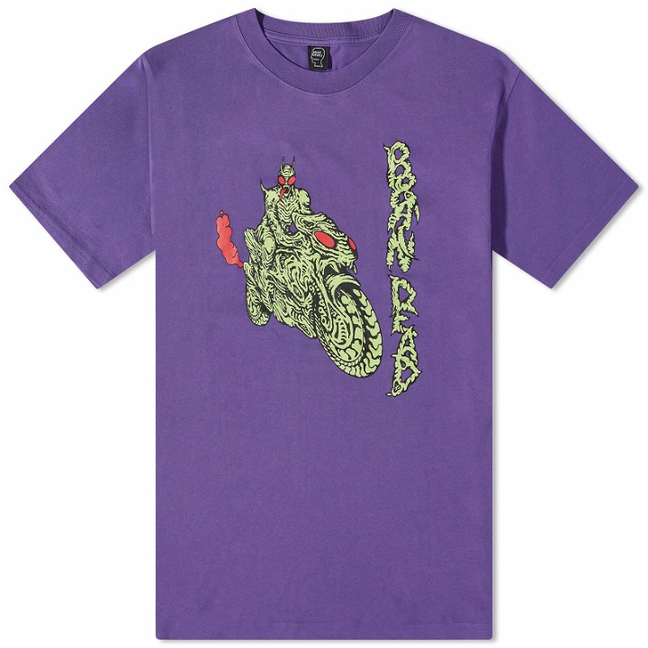 Photo: Brain Dead Men's Goon Rider T-Shirt in Purple
