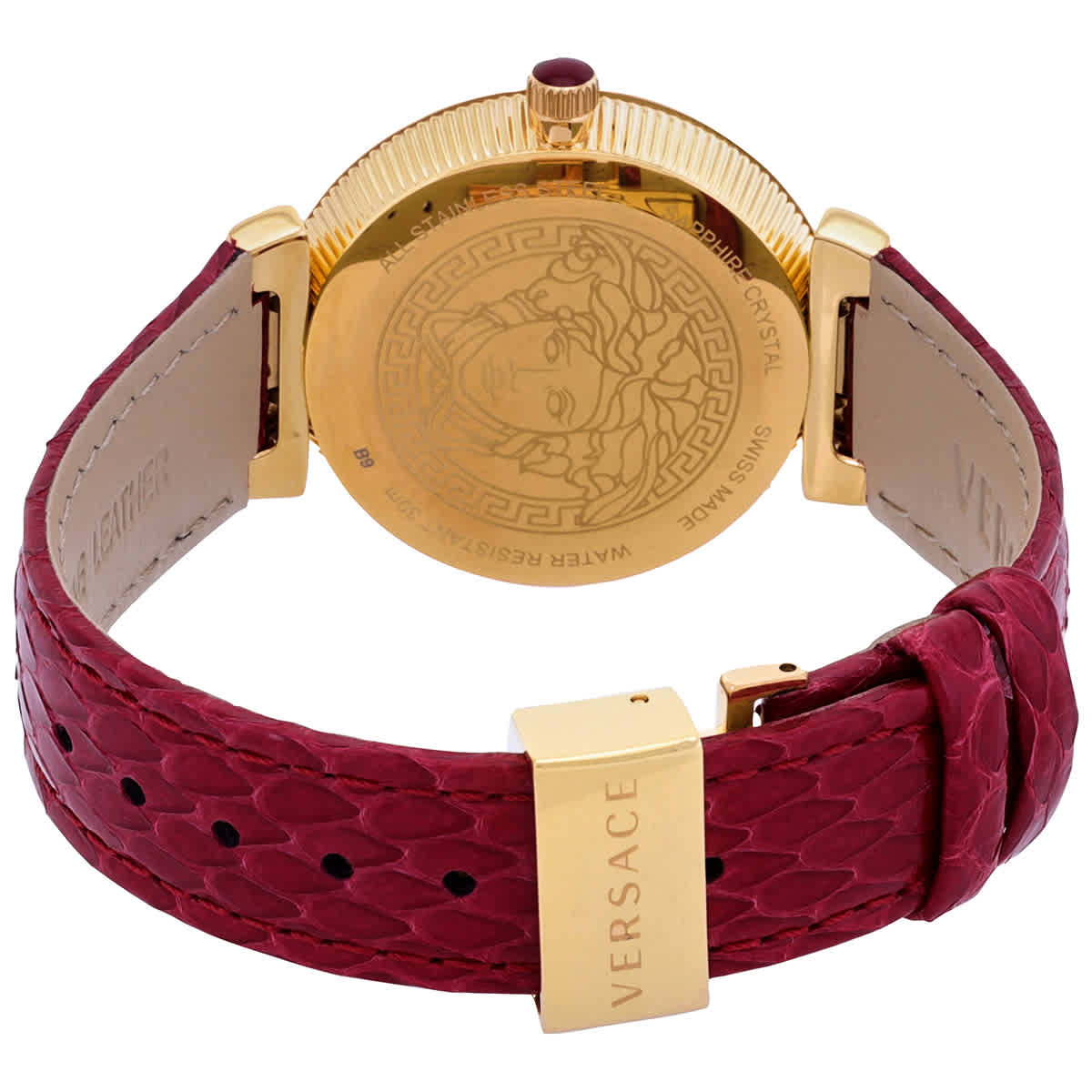 Versace Daphnis Ladies Watch Versace Daphnis Quartz Red Dial 
