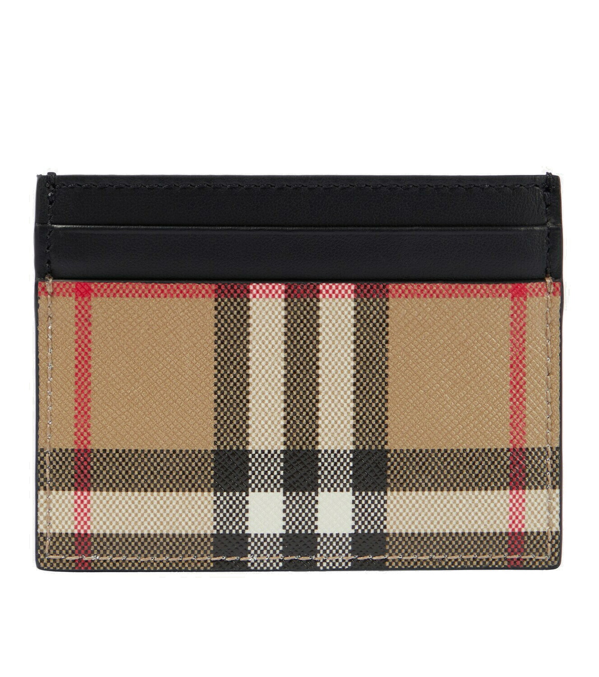Burberry - Vintage Check leather cardholder Burberry