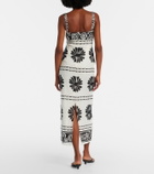 Cala de la Cruz Nara floral linen maxi dress