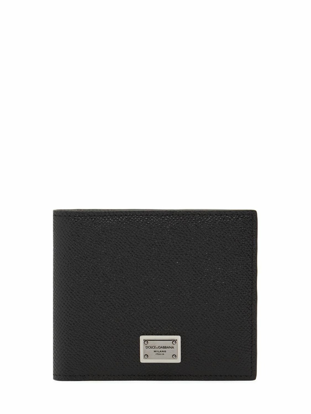 Photo: DOLCE & GABBANA - Logo Plaque Leather Wallet