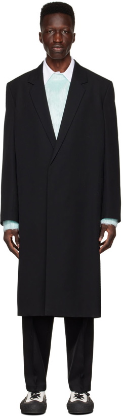 Photo: Jil Sander Black Wool Coat