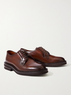 BRUNELLO CUCINELLI - Leather Derby Shoes - Brown