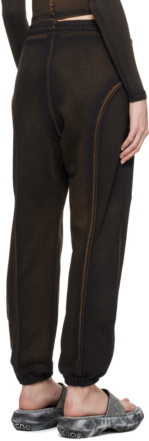Eckhaus Latta Black Paneled Lounge Pants