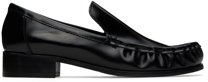 Photo: Acne Studios Black Leather Loafers