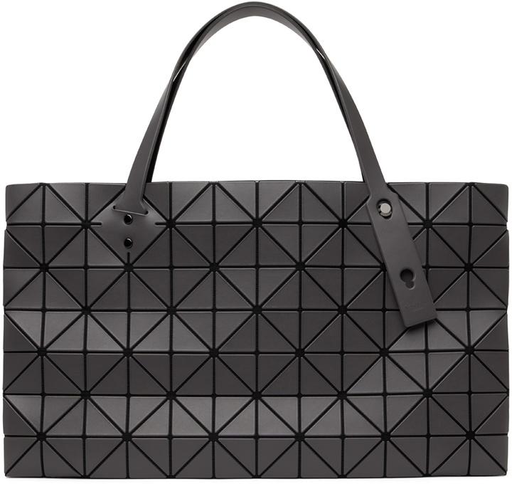 Photo: BAO BAO ISSEY MIYAKE Gray Large Rock Matte Tote