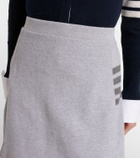 Thom Browne 4-Bar cotton miniskirt