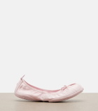 Balenciaga Ballet canvas ballet flats