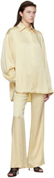 Atlein Beige Acetate Trousers