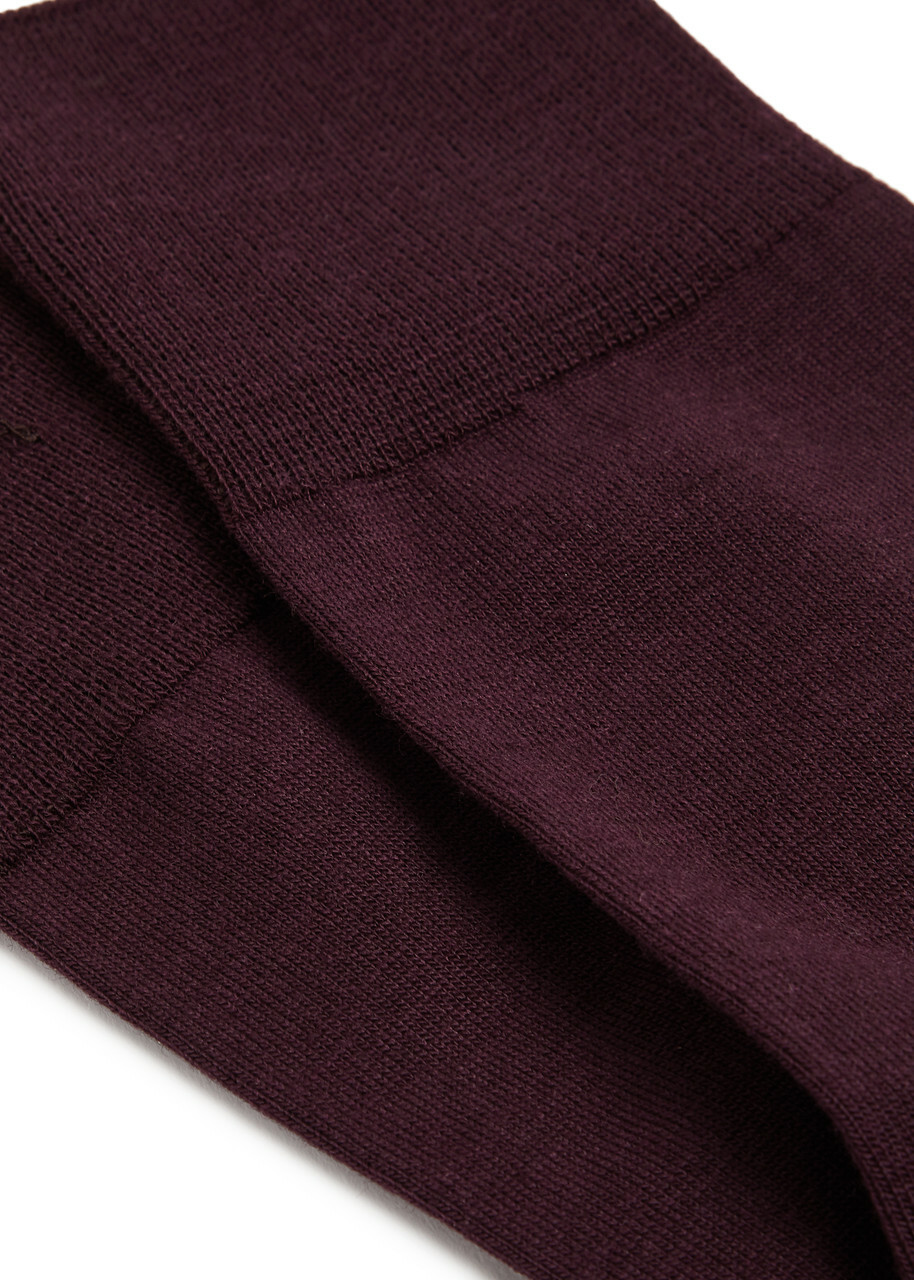 Falke Airport Wool-blend Socks Burgundy