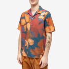 Paul Smith Men's Floral Vacation Shirt in Blue