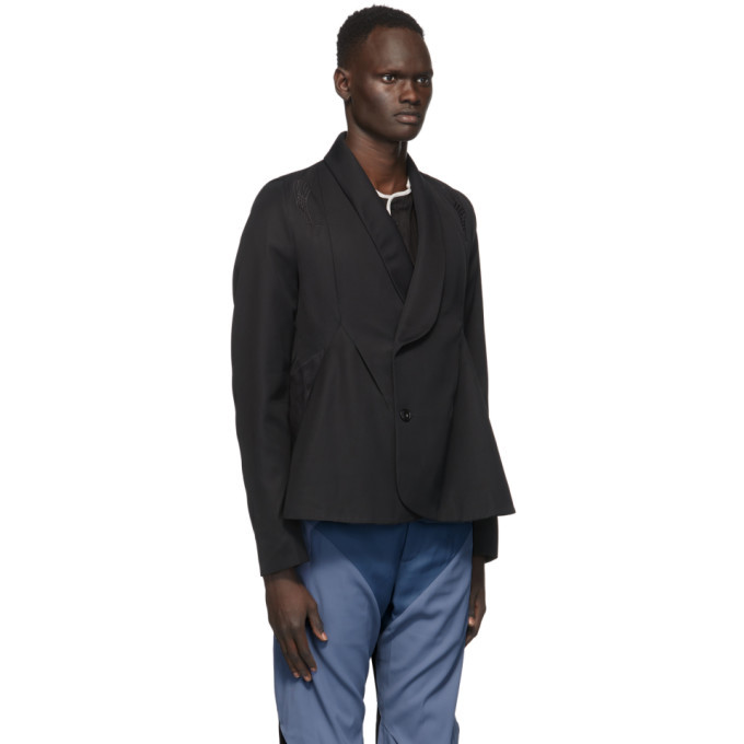 Kiko Kostadinov Black Triple Dart Tailored Jacket Kiko Kostadinov