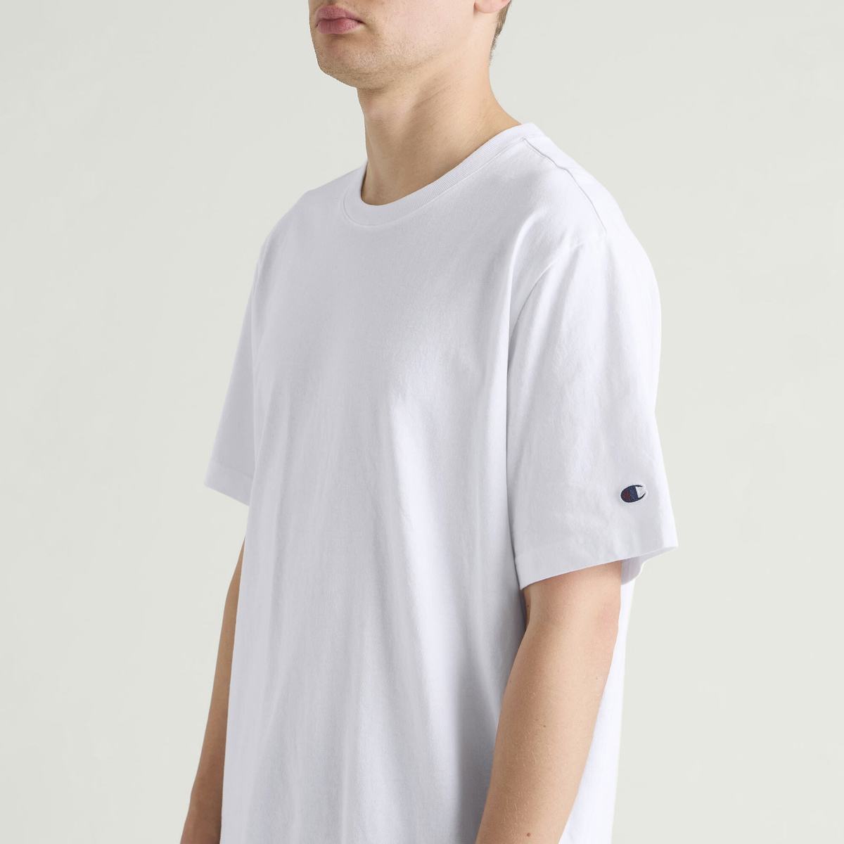 Champion Men's Reverse Weave Relaxed T-Shirt in White