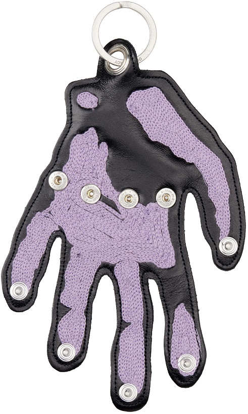 Photo: OUR LEGACY Black & Purple Hand Keychain
