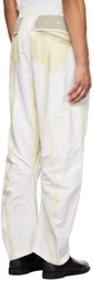 CARNET-ARCHIVE White Crustacean Trousers