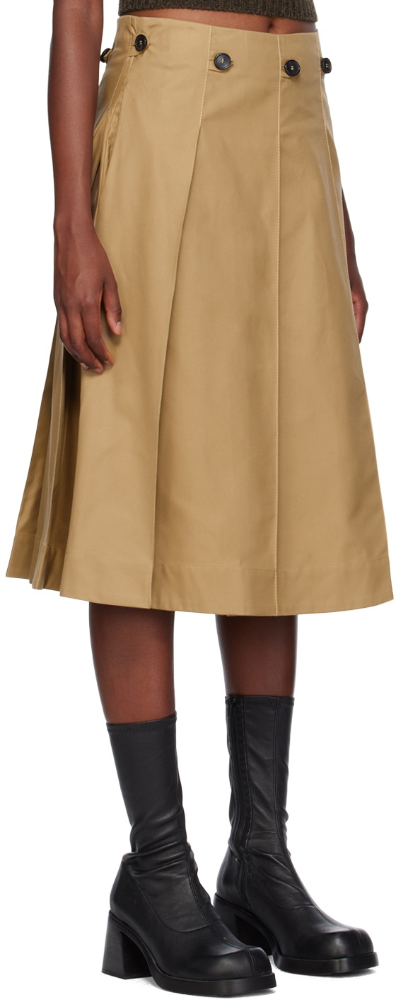 Cawley Tan Stevie Midi Skirt