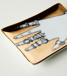 Fornasetti Mano Con Anelli porcelain ashtray