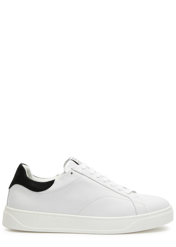 Photo: Lanvin DDB0 Leather Sneakers White And Black