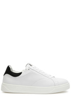 Lanvin DDB0 Leather Sneakers White And Black