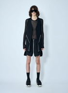 Rick Owens Asymmetric Zip Detail Vest
