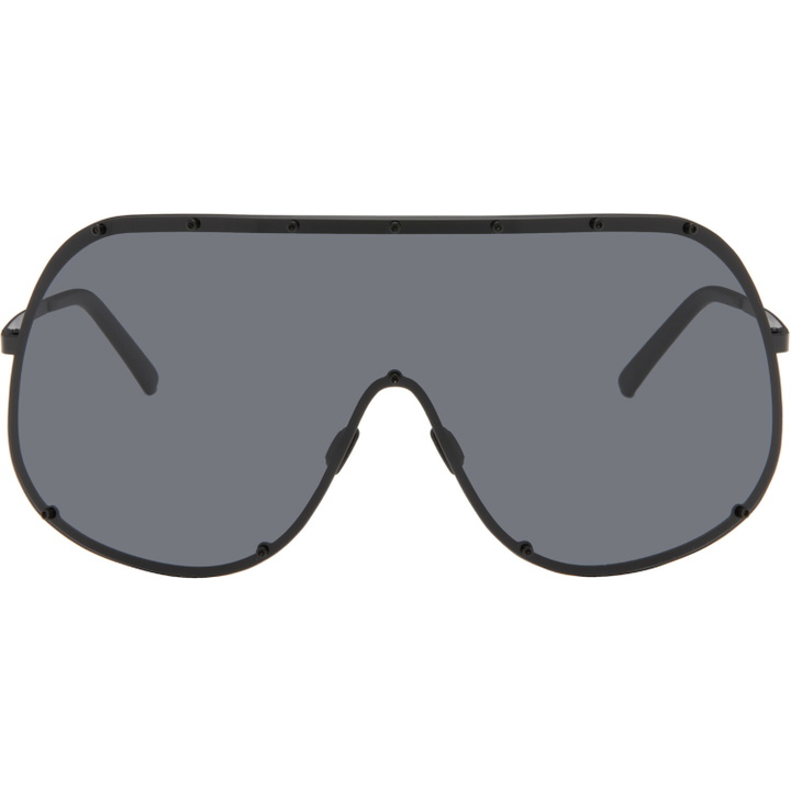 Photo: Rick Owens Black Shield Sunglasses