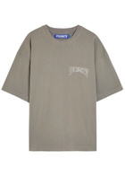 Picante Sacramento Printed Cotton T-shirt Grey